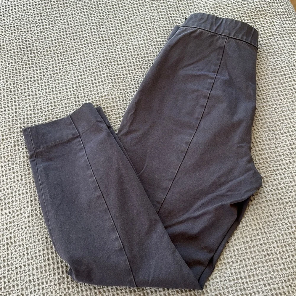 EverlaneThe Side Zip Cotton Stretch Pants Grey- 8